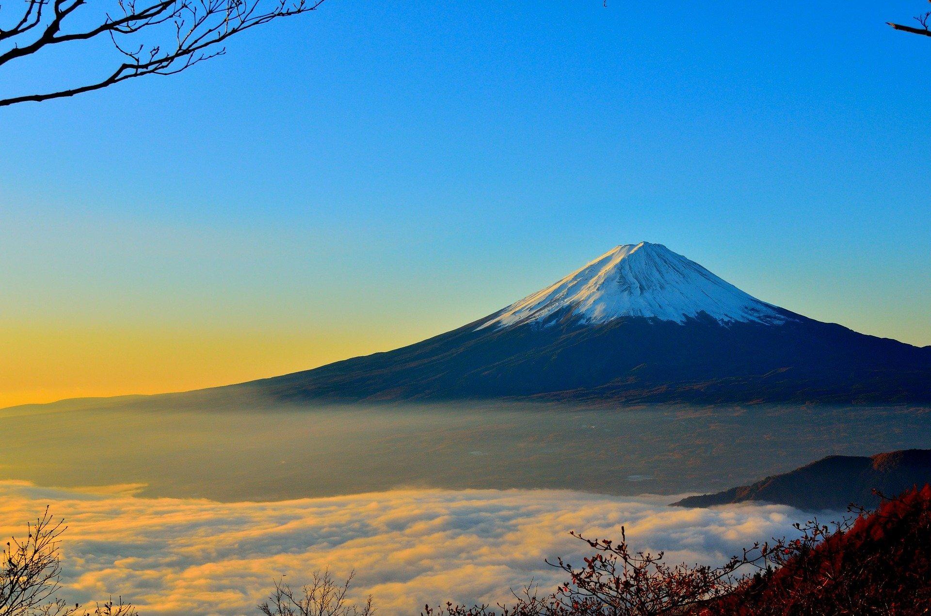 How old is Mount Fuji?