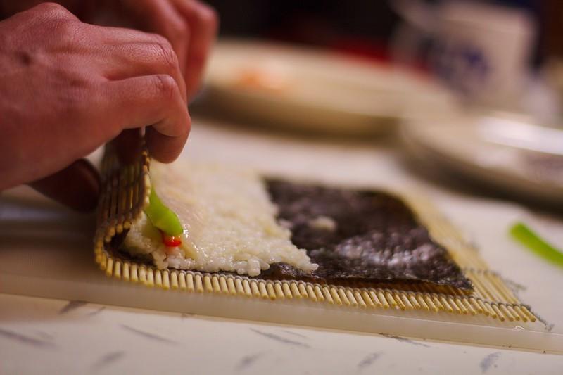 Your shopping list for homemade sushi.