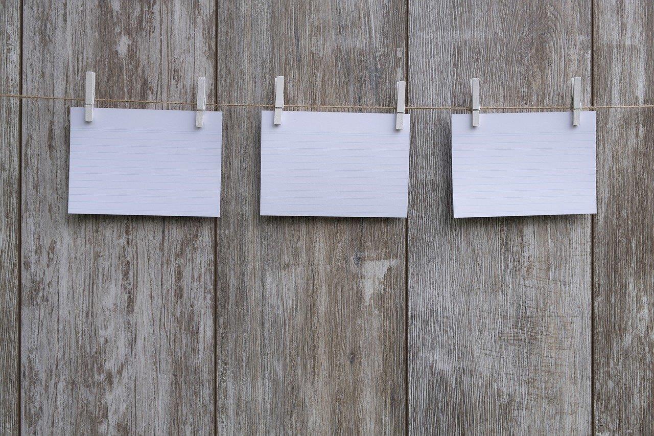 Keep your word list notes visible so you can focus on them