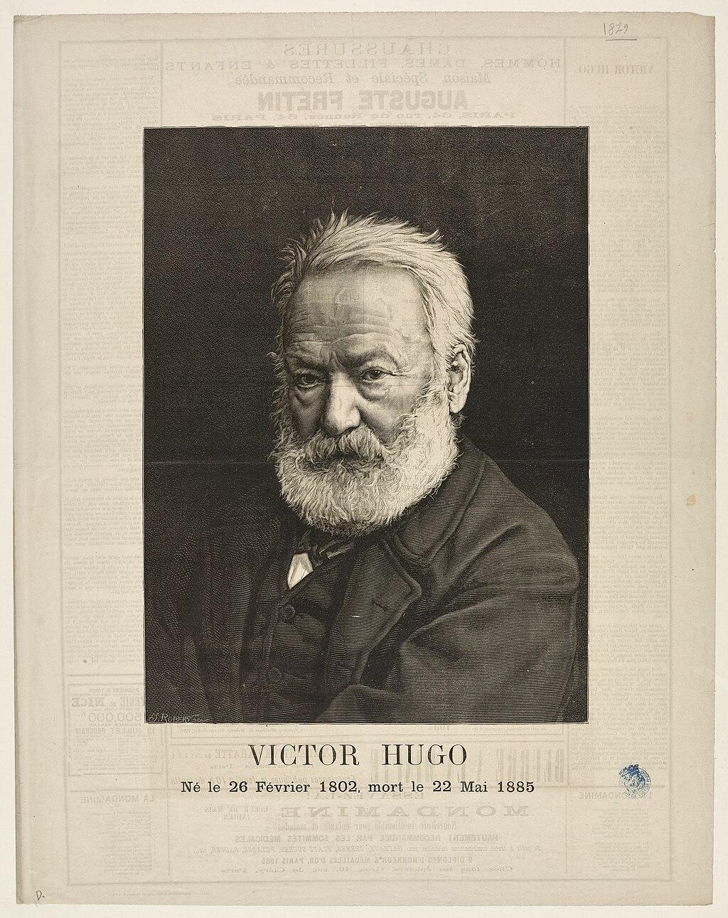 victor hugo portrait  