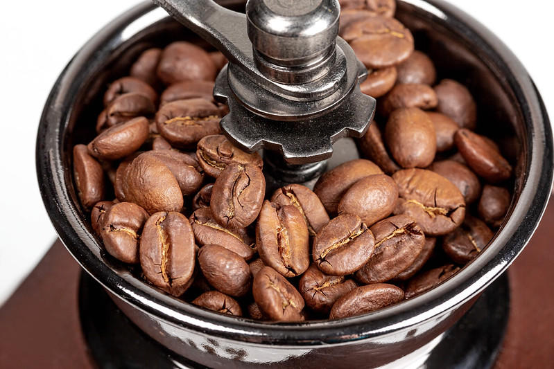Having a coffee grinder means you can grind your coffee beans as and when you want to use them.