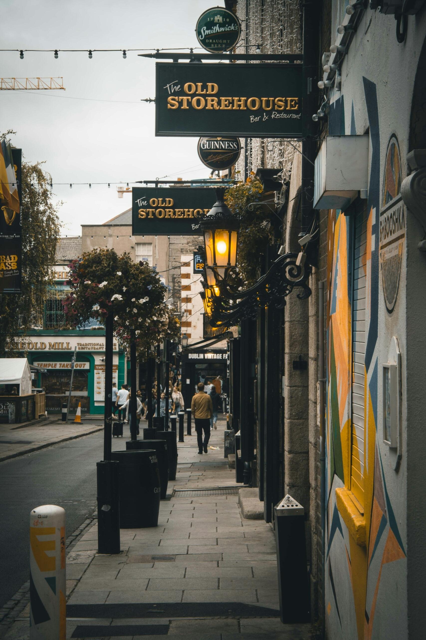 A street in Dublin.