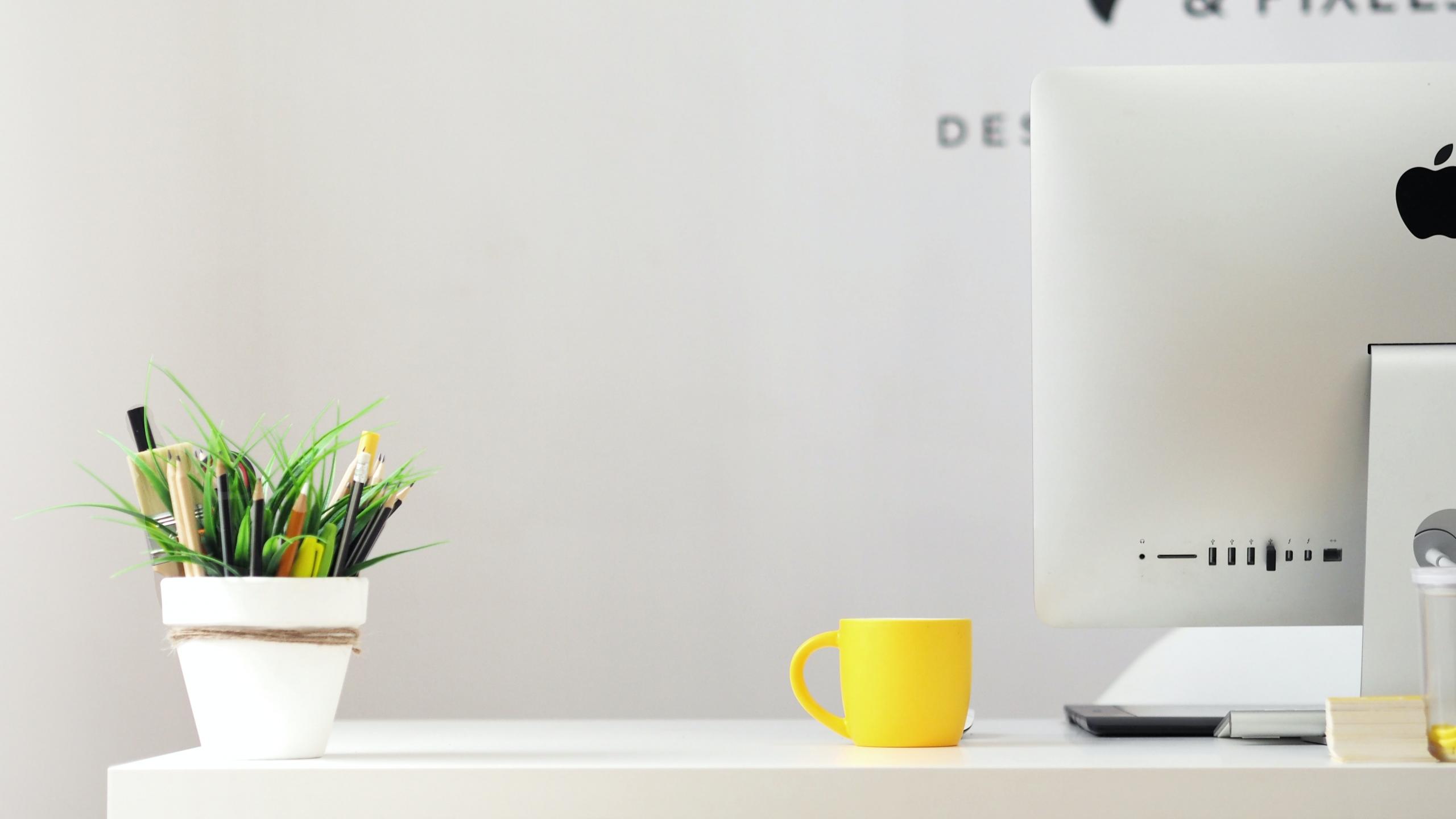 desk and quiet place