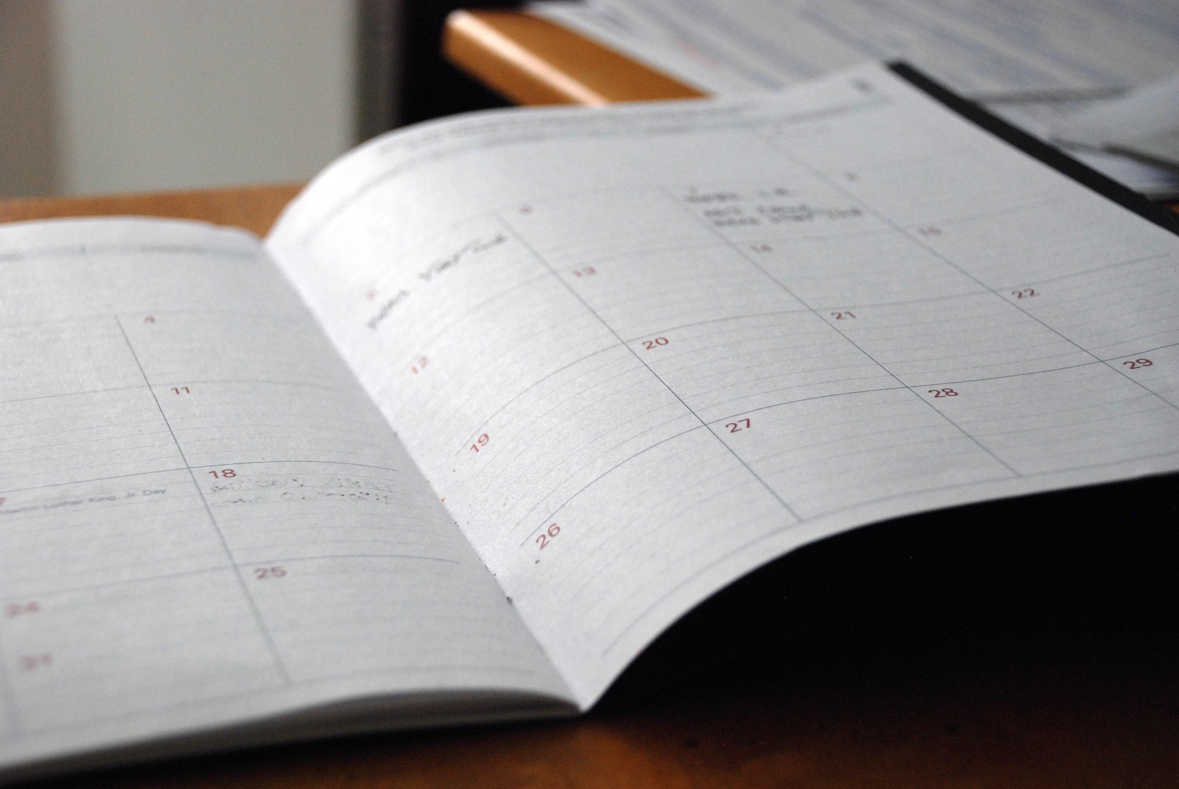 timetables and schedules