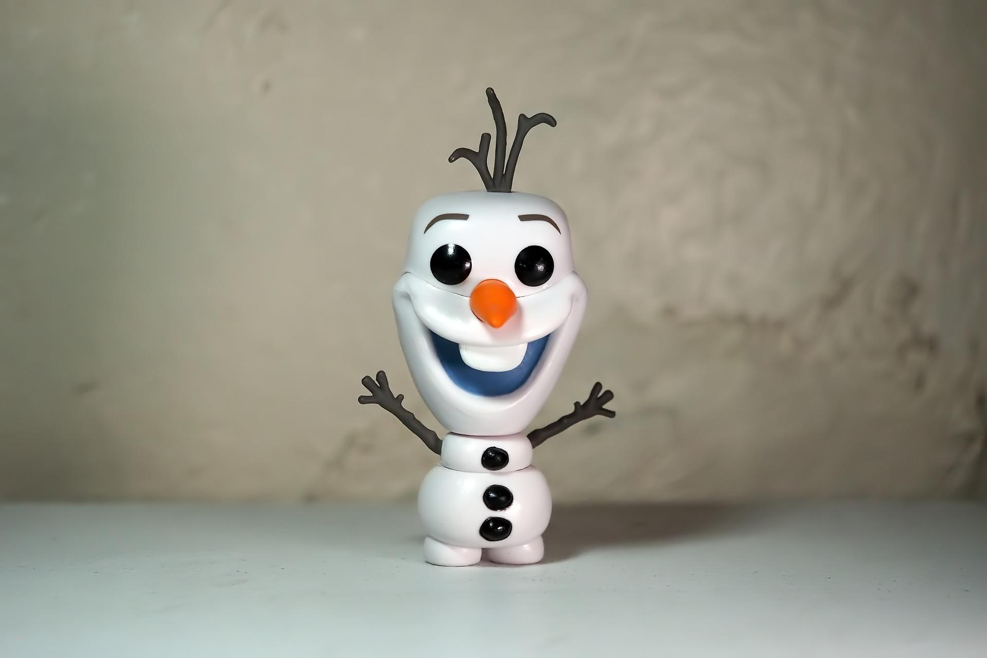 How do you draw a snowman?