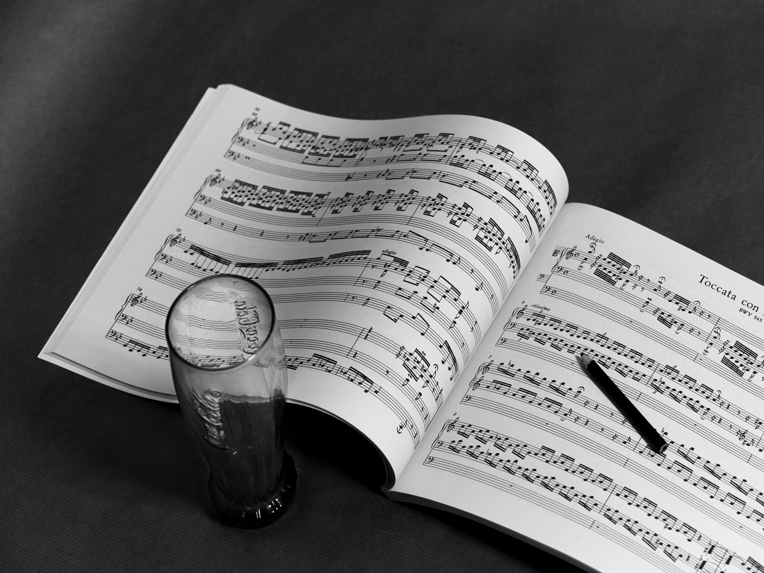 sheet music book
