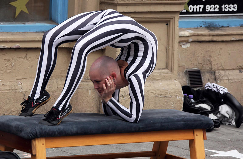 You do not have to be super flexible to begin taking yoga classes