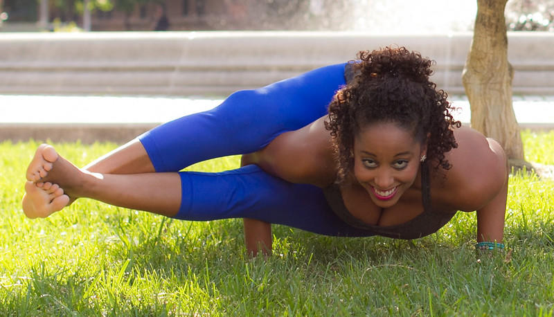Strong, flexible yogis such as this usually have years invested in the discipline