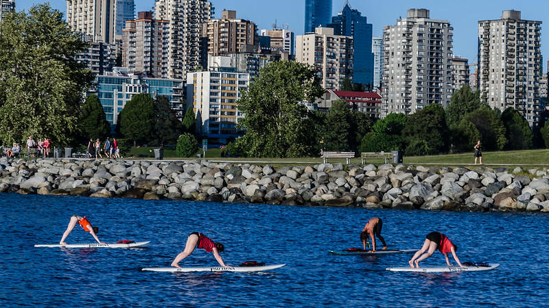 No need to do downward dog on water, just do it well