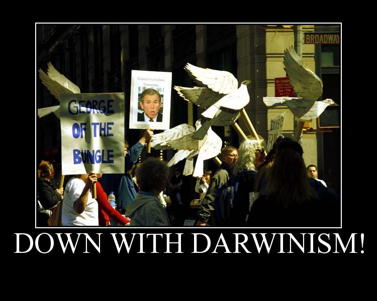 Naturalist Darwin maybe doesn't like how far his legacy has gone