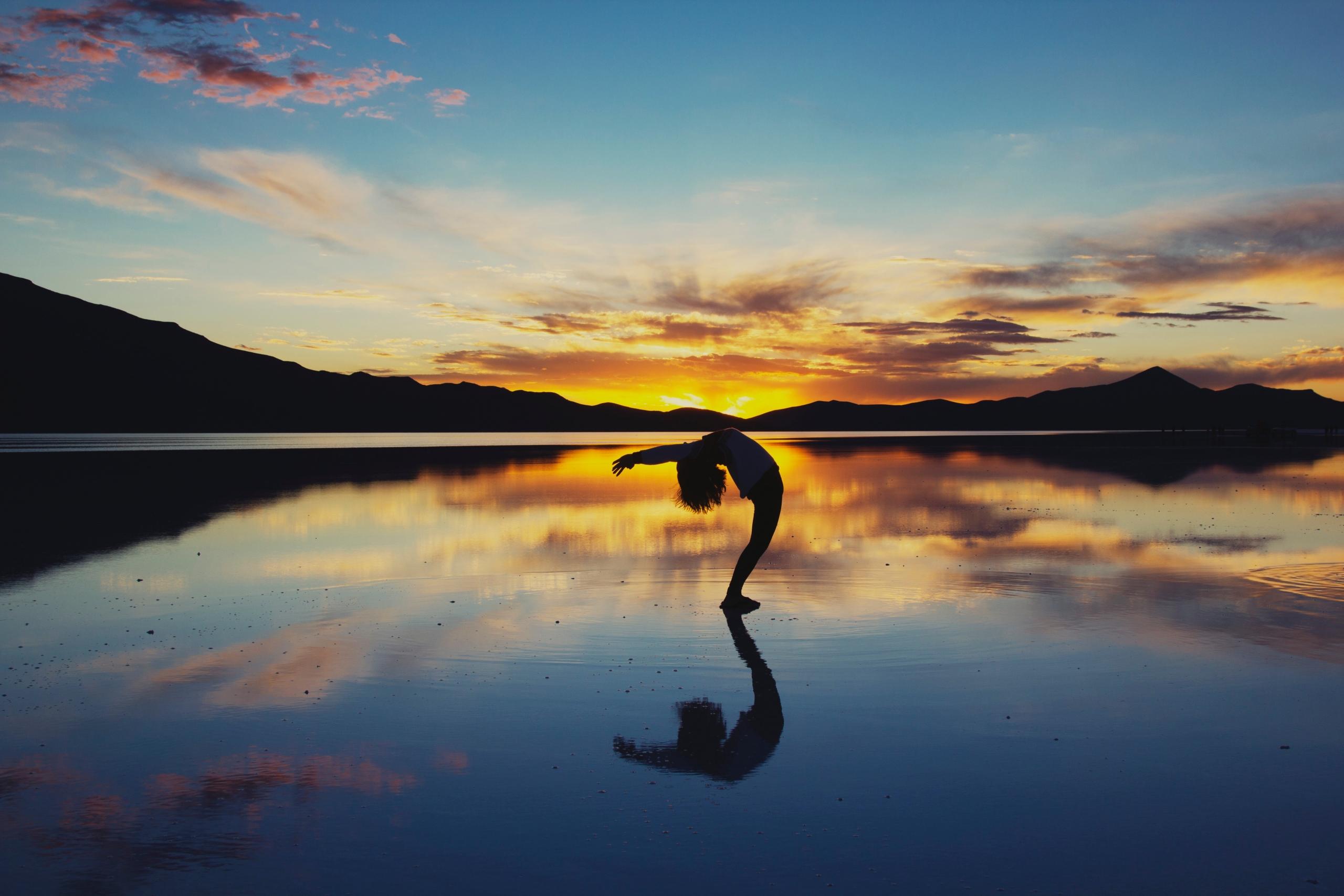 Back bend outside