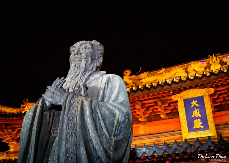 Kongzi is revered and consulted for his wisdom