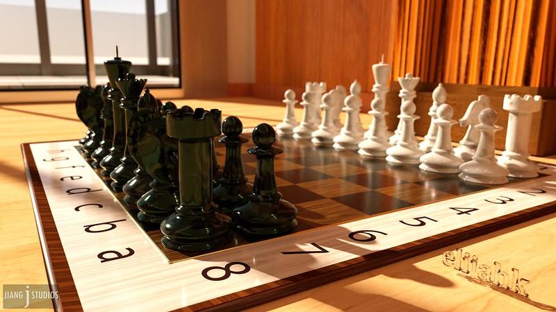 The chessboard is waiting for you to take lessons