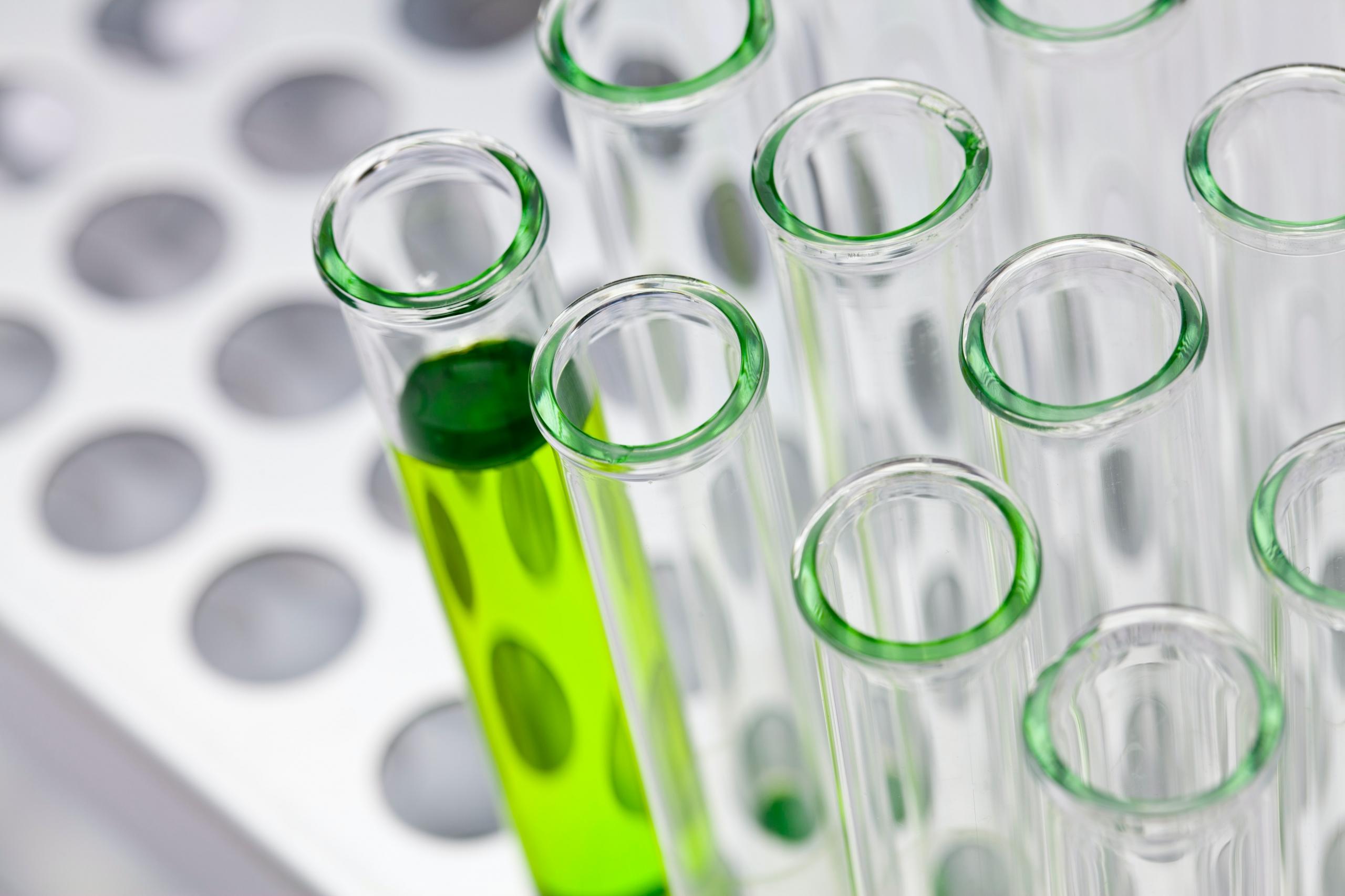 green vial