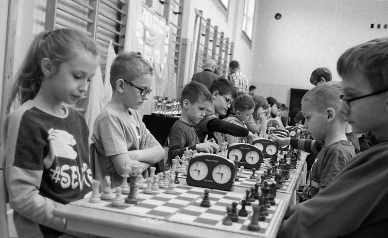 It's not just geeky adults that enjoy playing chess.