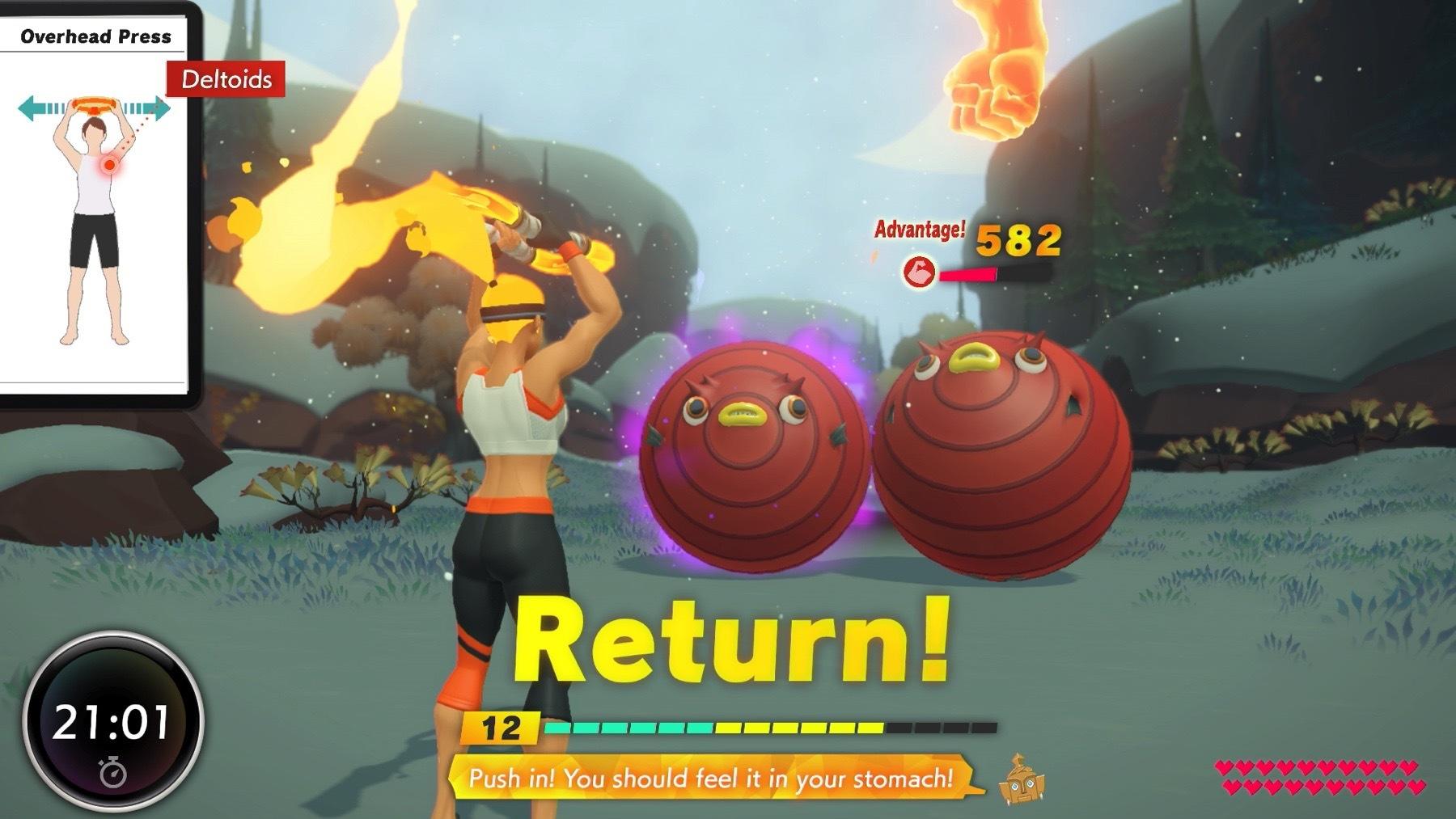 How can you stay in shape with Ring Fit Adventure?