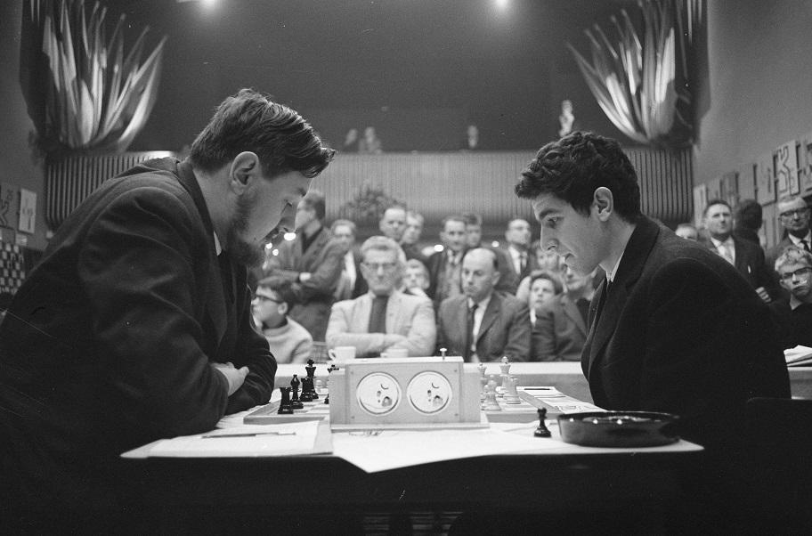 Parma and Donner face off in 1963 under watchful stares