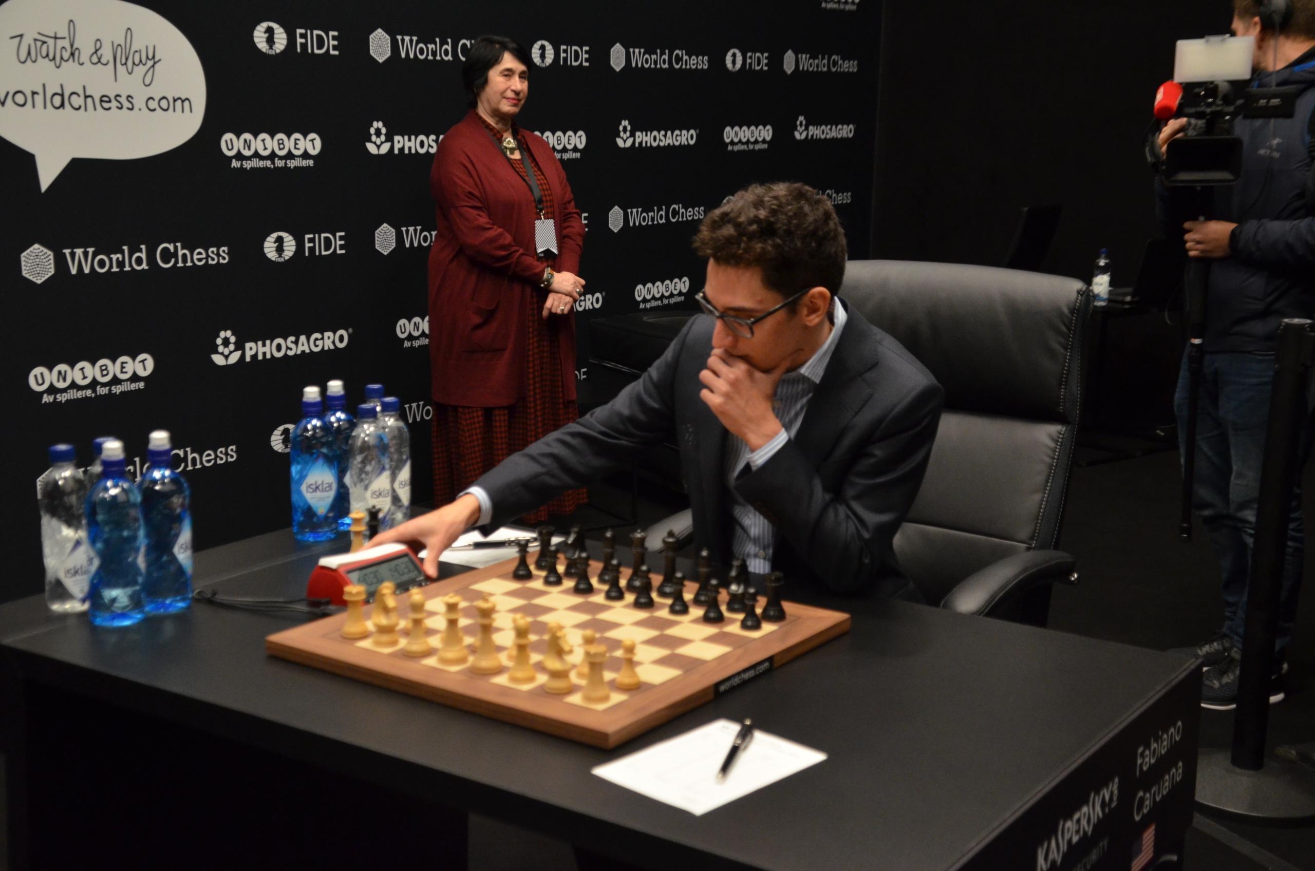 Fabiano Caruana is a fierce chess competitor