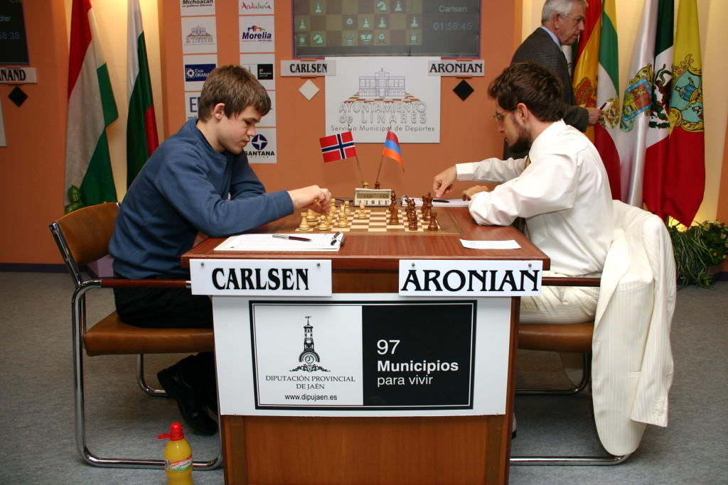 The Linares Chess tournaments featuring Carlsen and Aronian