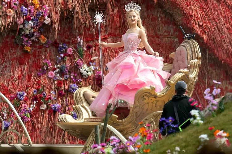 Ariana Grande as Glinda in Wicked