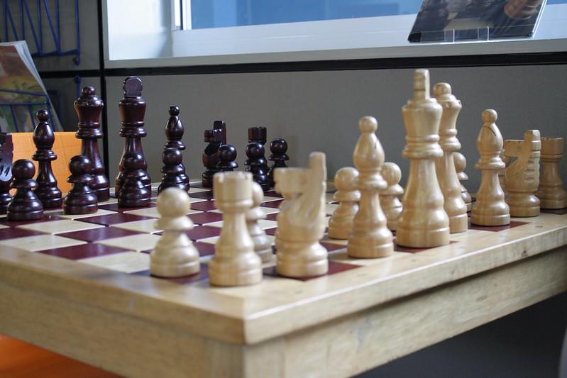 Chess represents two armies ready for battle