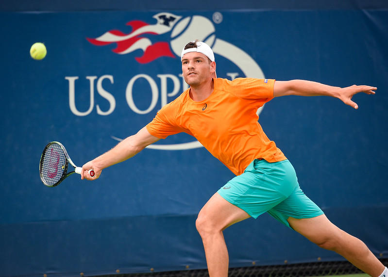 Even professional tennis players don't always wear tennis whites