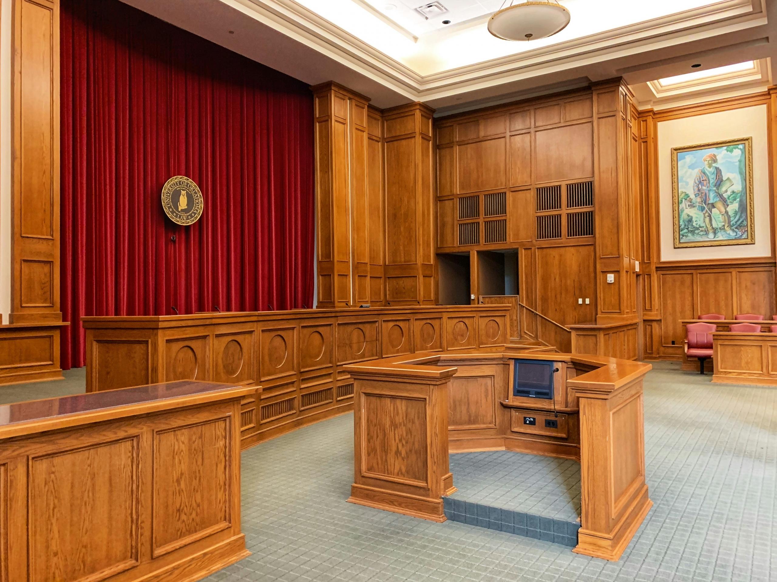 court interior setting