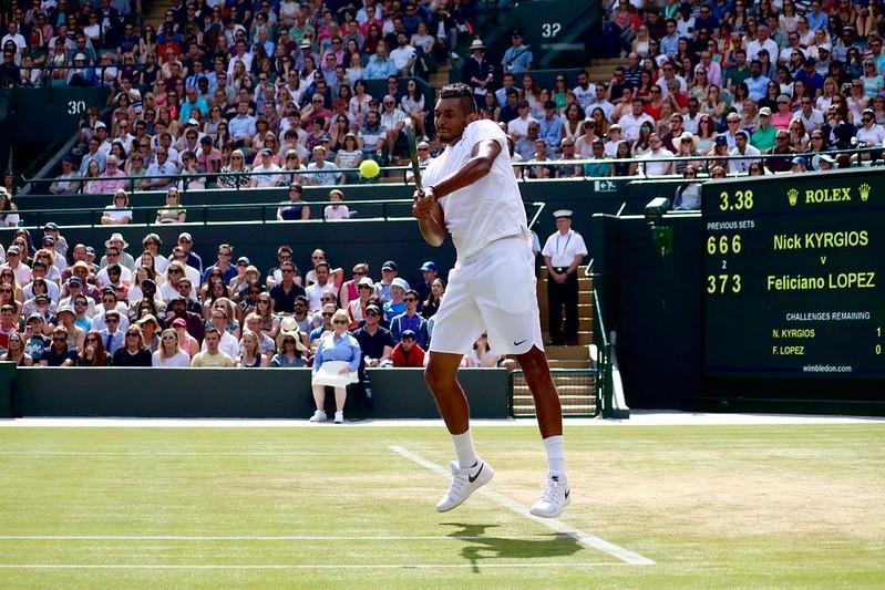 Nick Kyrgios is known as the bad boy of tennis. 