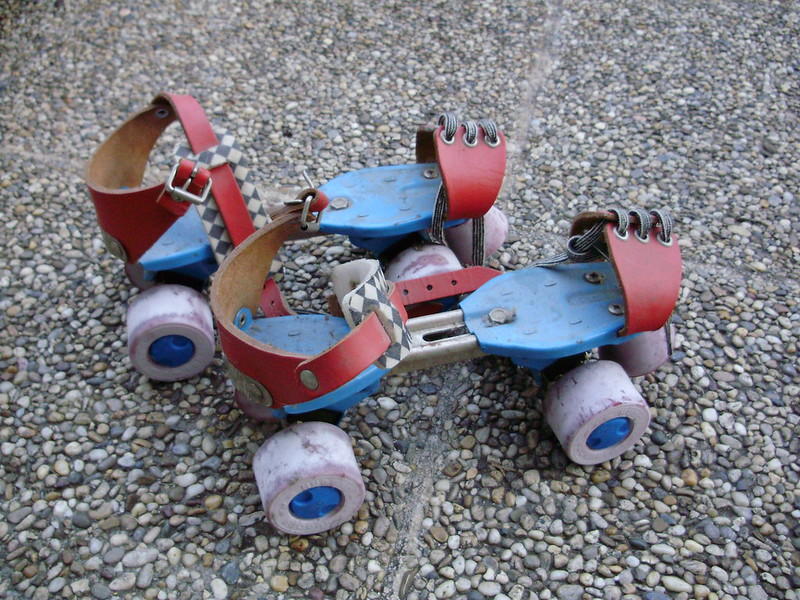 These clamp-on skates are very different from skates today