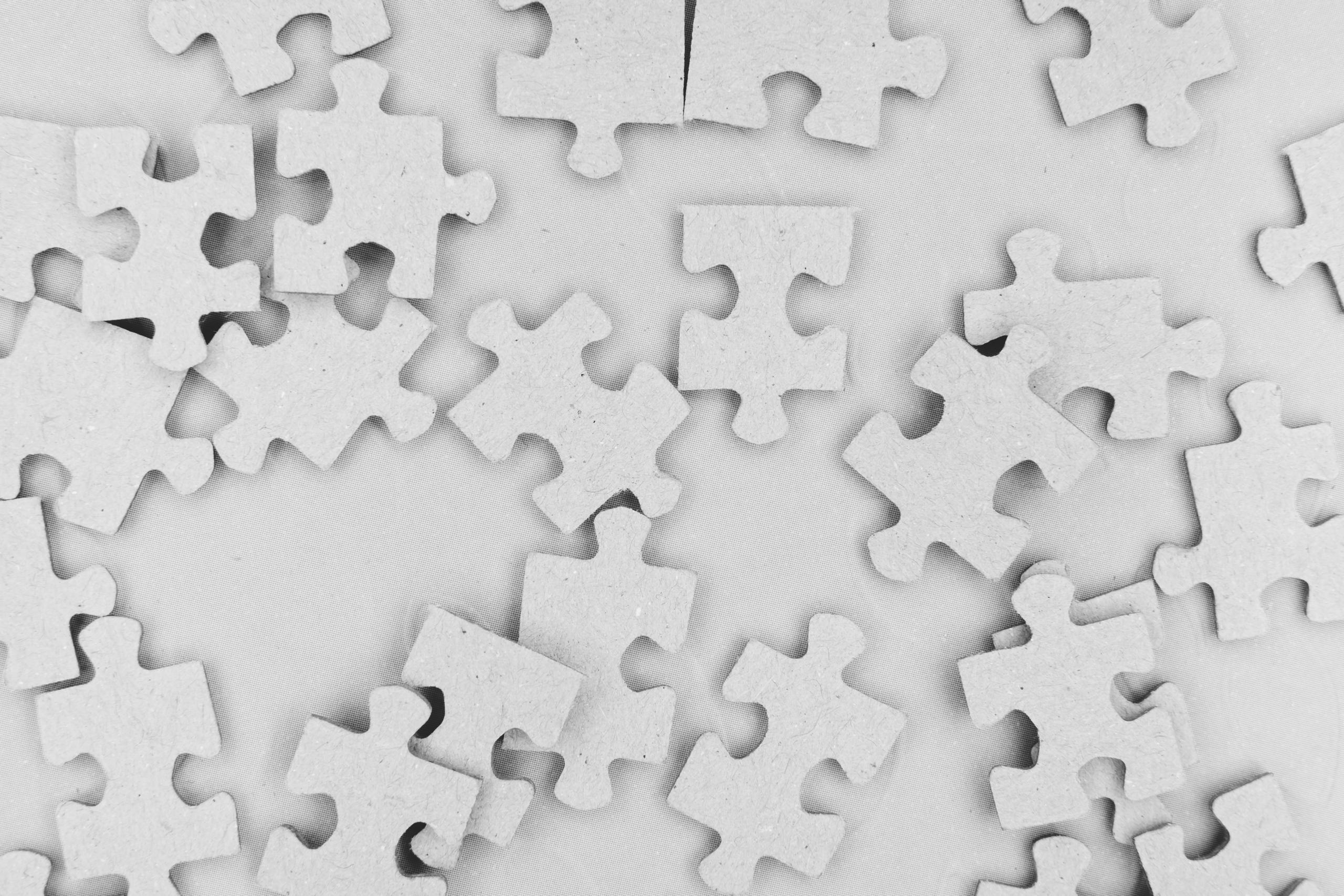 scattered puzzle