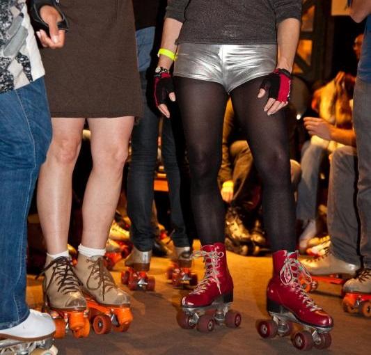 Hot pants, metallic fabrics and being seen were all the rage
