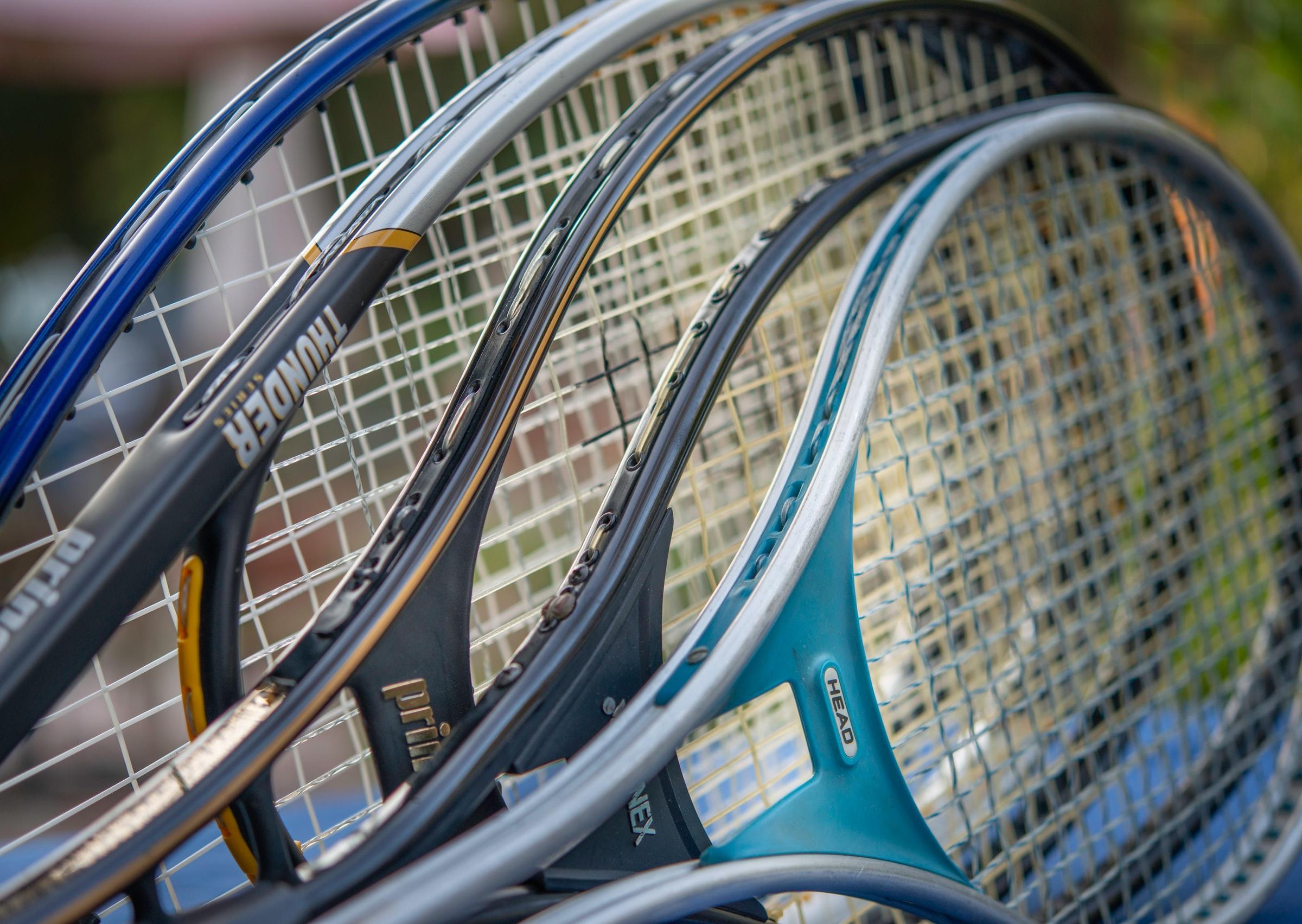 tennis racquets