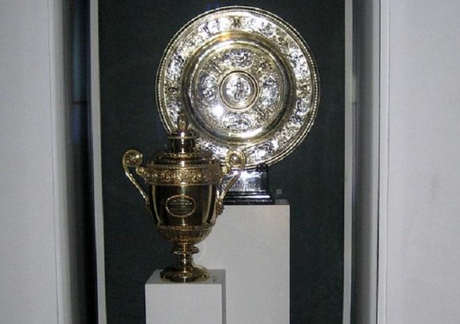 The shape of the trophy is the only difference between men's and ladies' Wimbledon prizes