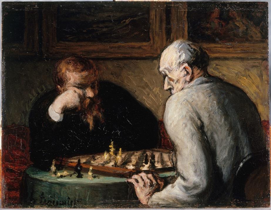 This rendition of The Chess Players is celebrated in France