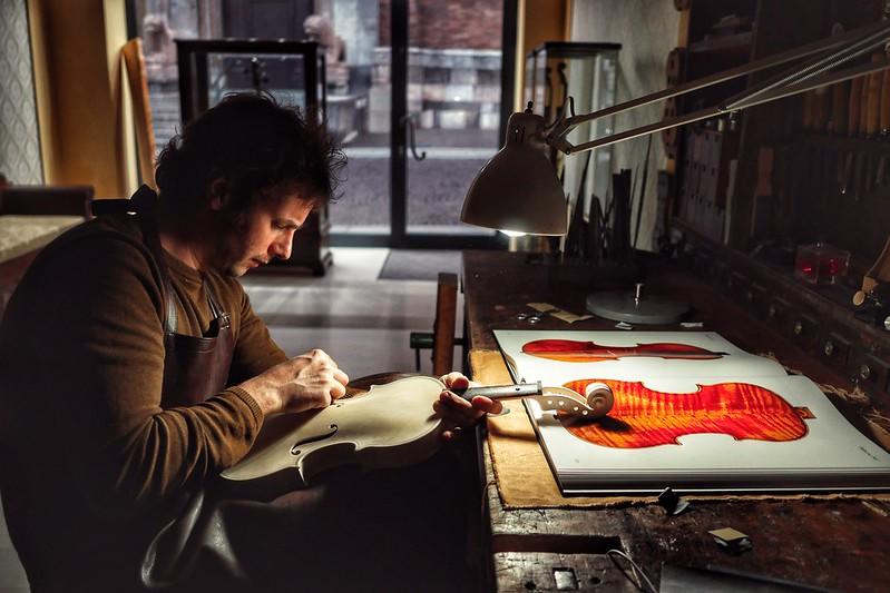 Violins get their sound from the body as well as the strings