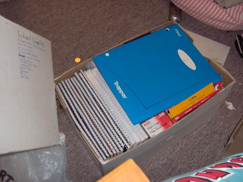 Some students don't get excited about a big box of school supplies