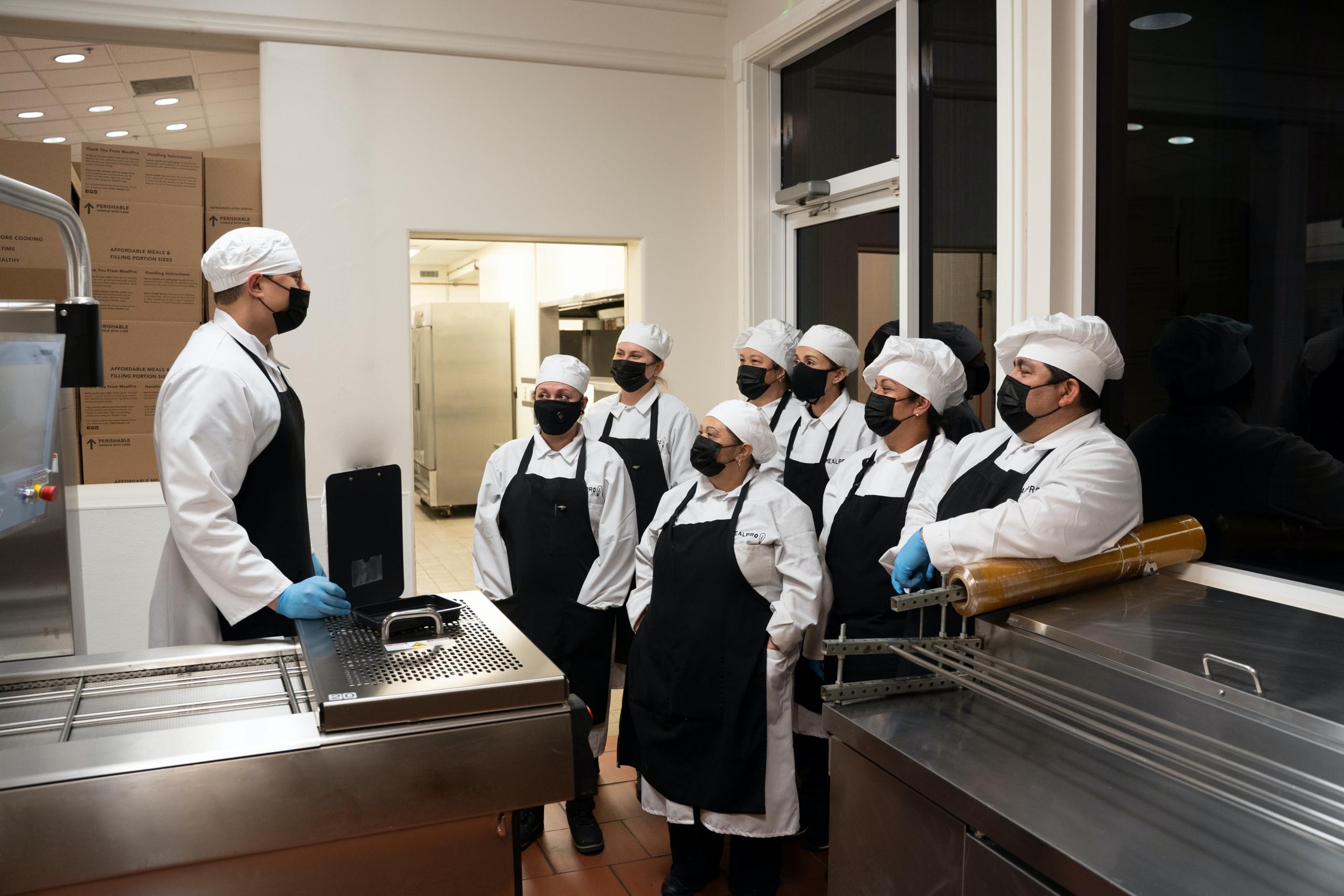 masks and aprons