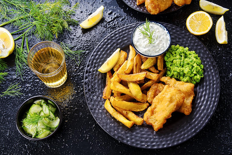 Your local chippy should also serve mashed peas
