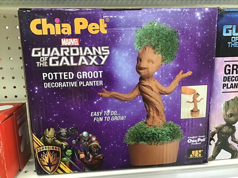 Baby Groot is less scary than Groot and easier to draw