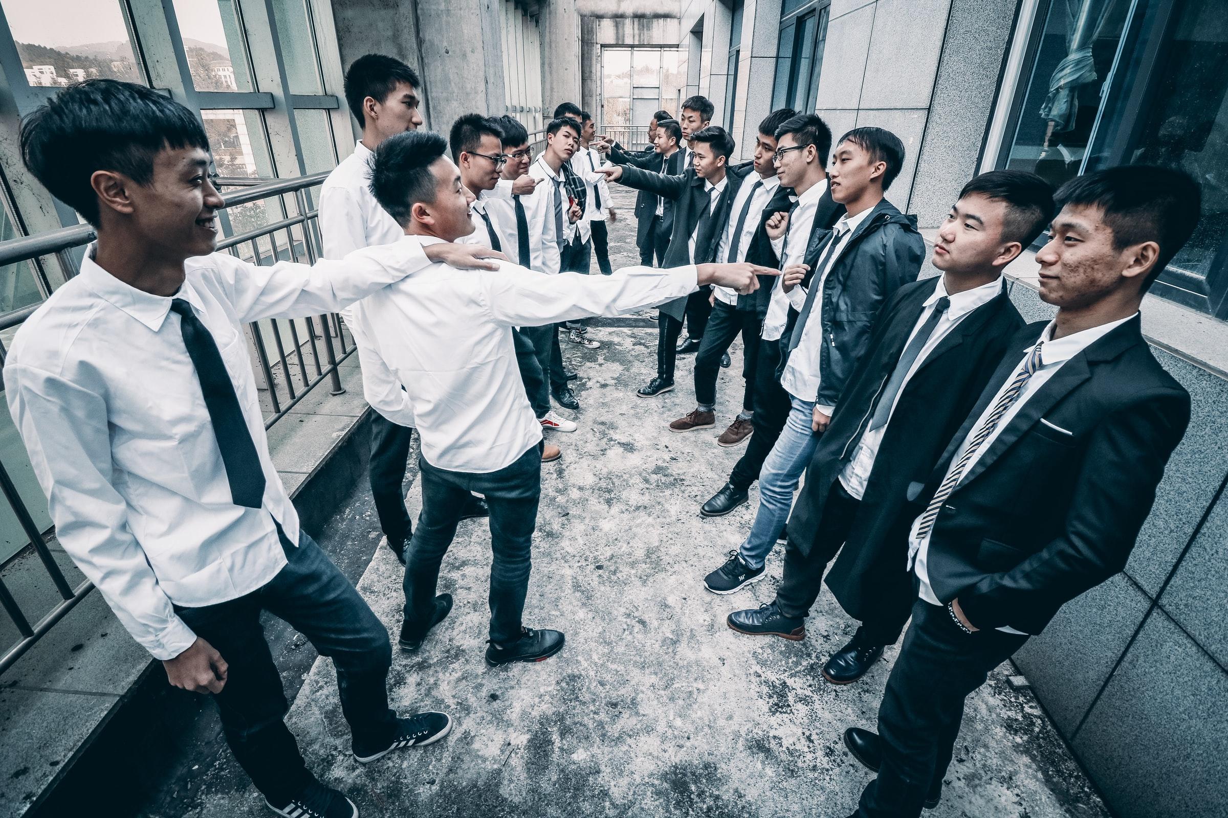 bullies around