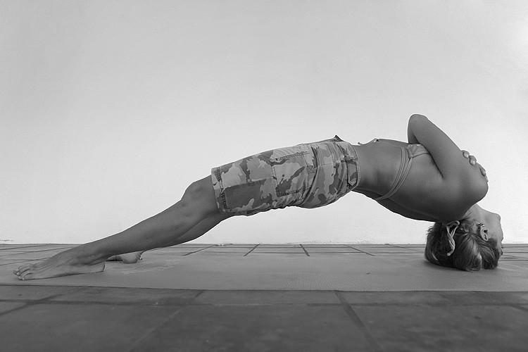 You must have a strong core for some of the more strenuous poses