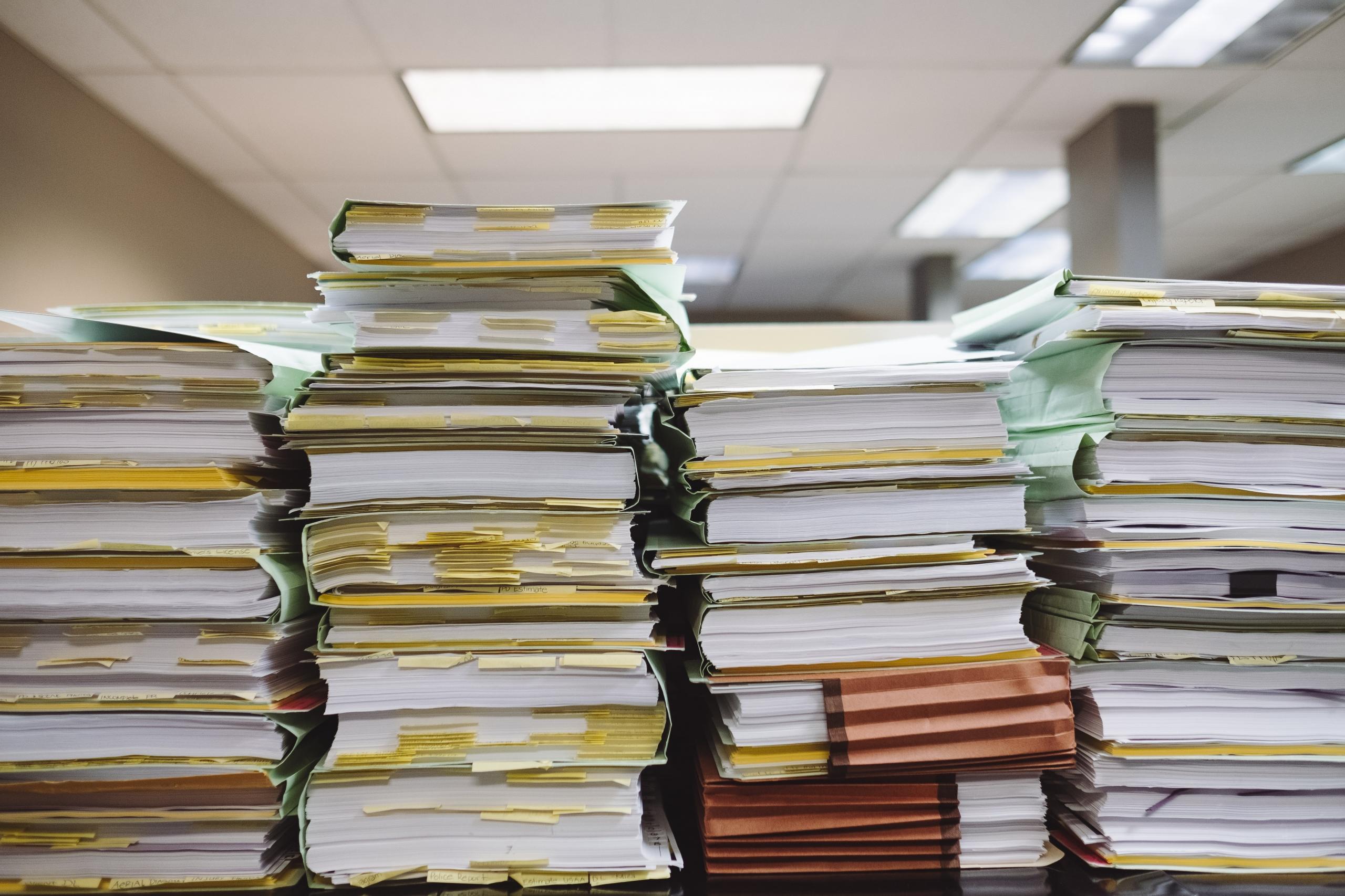 document stacks