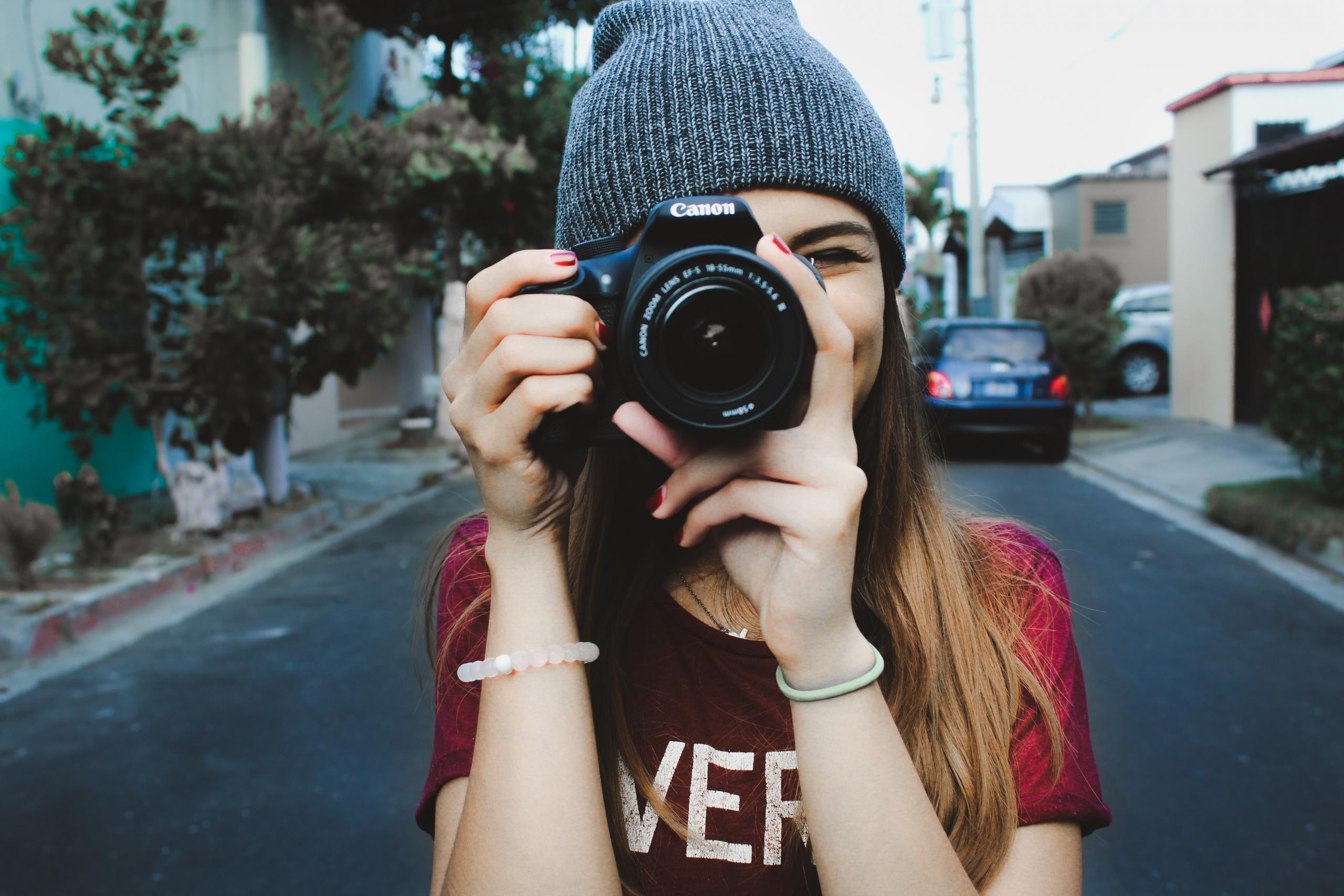 friends taking pictures