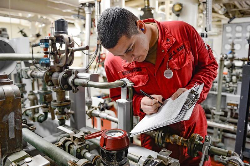 Osmosis systems have gages installed to monitor pressure