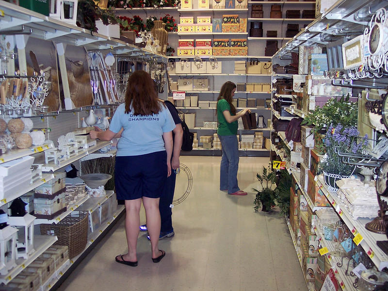 Two economic groups feature in this photo: consumers and producers