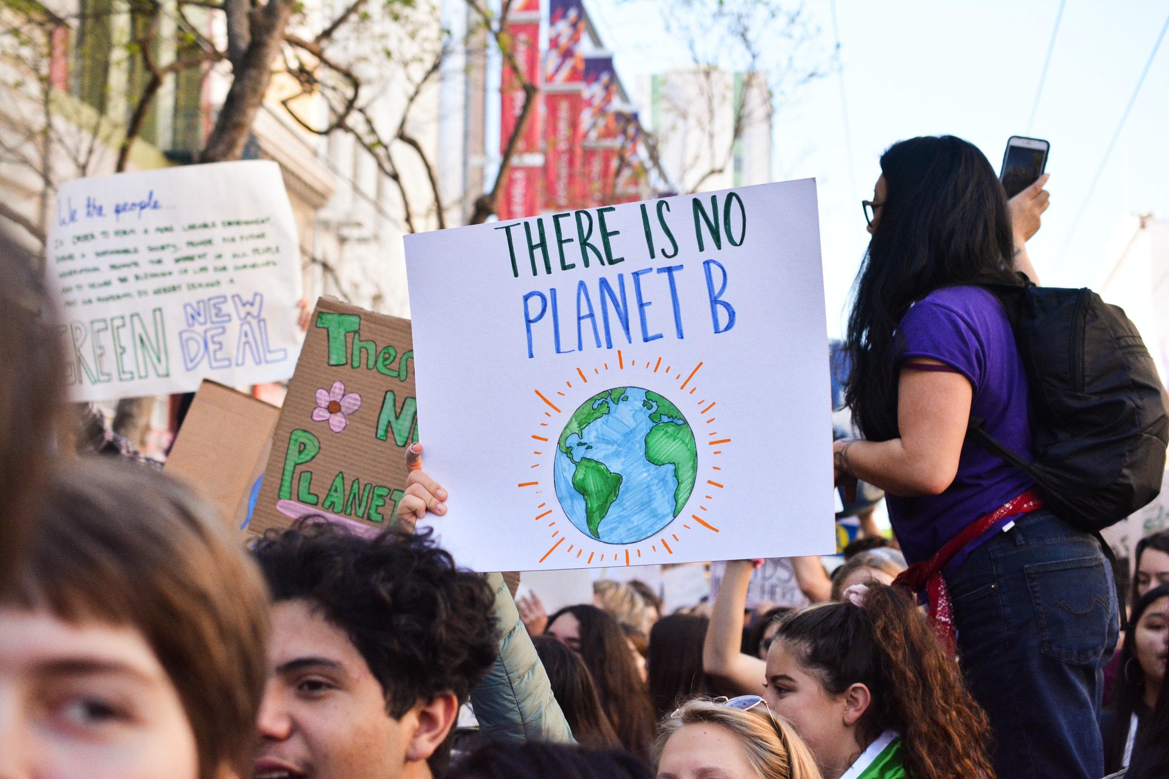 earth save world protest sign