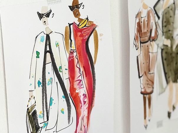 Designers create sketches but they deal with every facet of the fashion business, too