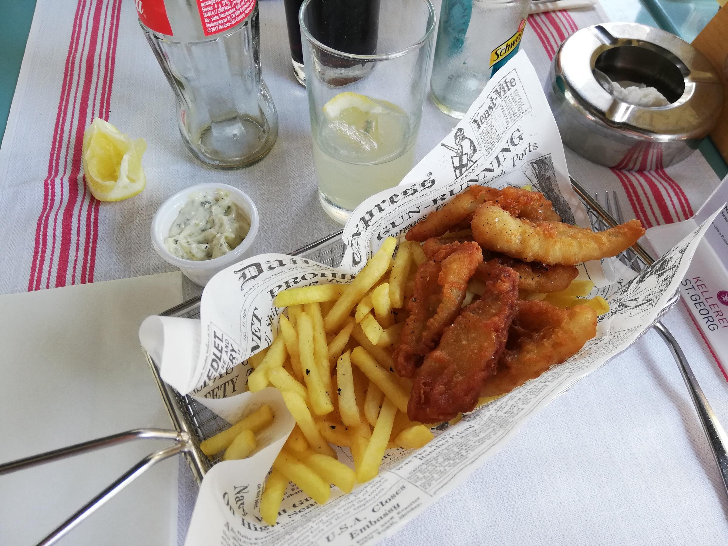 typical English food