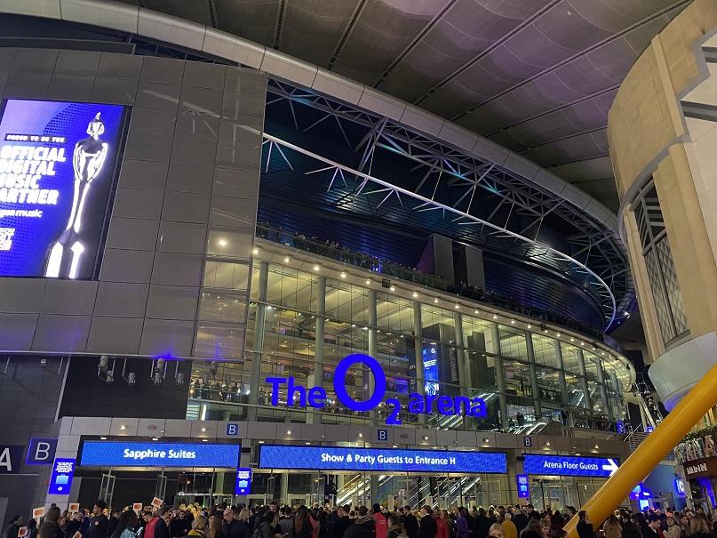 The O2 Arena as hosted the Brit Awards since 2011