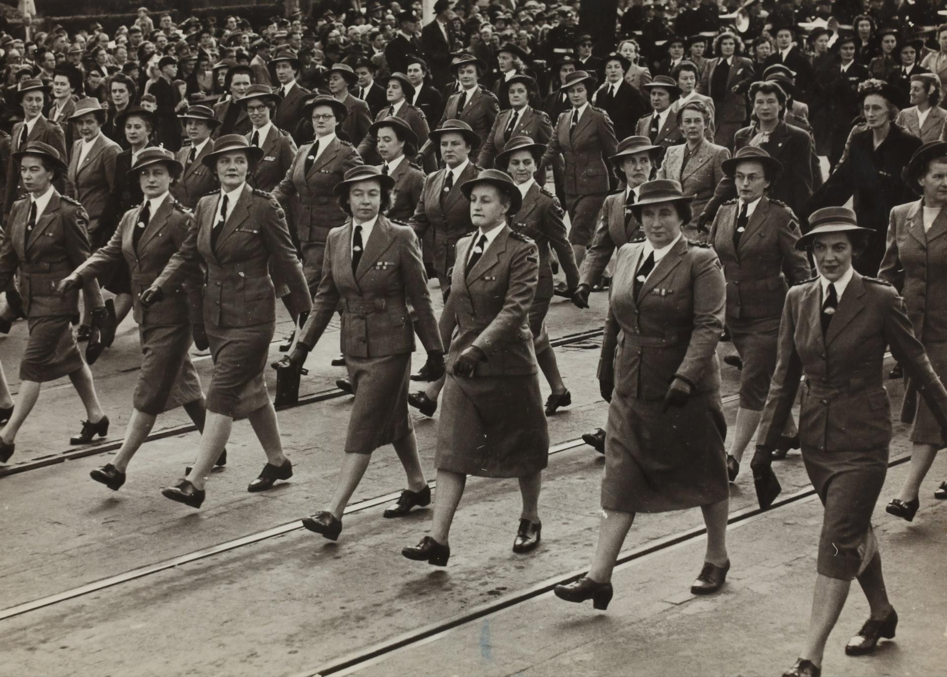 nurses marching 1942